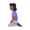 Woman Kneeling- Medium-Dark Skin Tone emoji on Microsoft